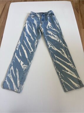 Bleached Light Blue Straight-Leg women’s Jeans - Casual Style